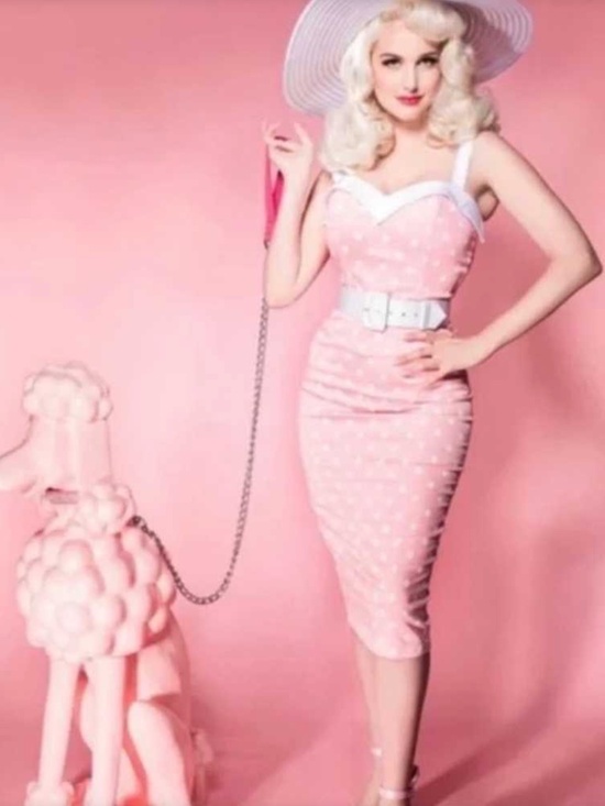 Deadly Dames Dresses & Skirts - Ultra Rare & Sold Out! Micheline Pitt Deadly Dames polka dot dress